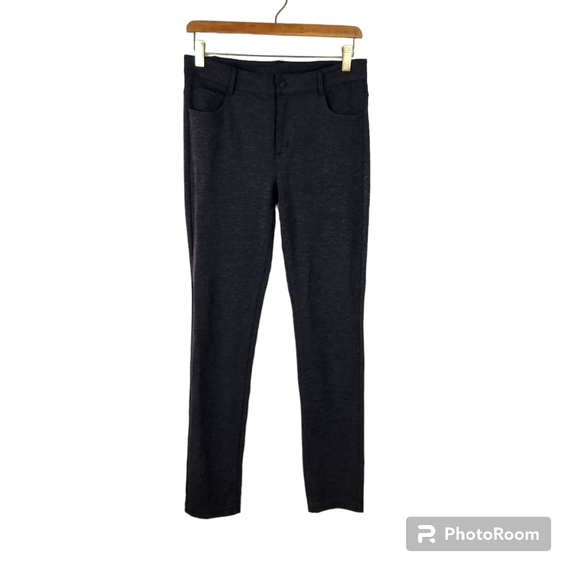 Athleta Pants - Athleta Charcoal Gray Stretch Ponte Skinny Leggings Pants Sz 6